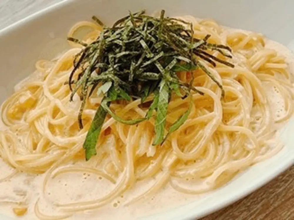 明太子クリームスパ