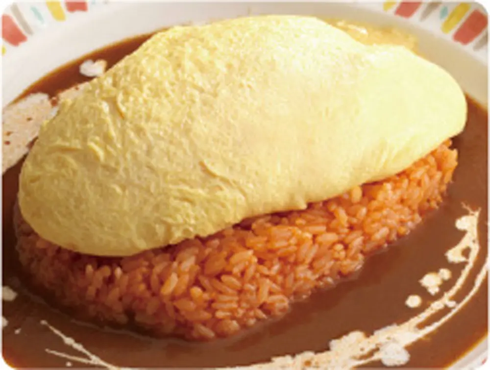 ポテチーオムレツライス