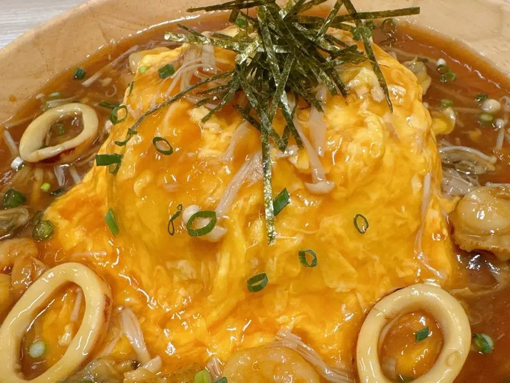 シーフードオムライス